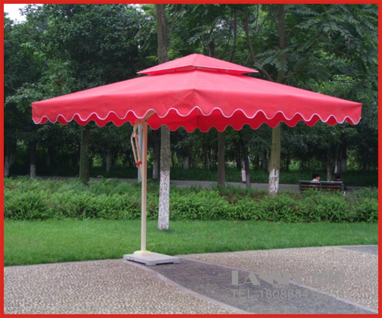 昆明庭院伞，花园休闲伞，侧立伞
